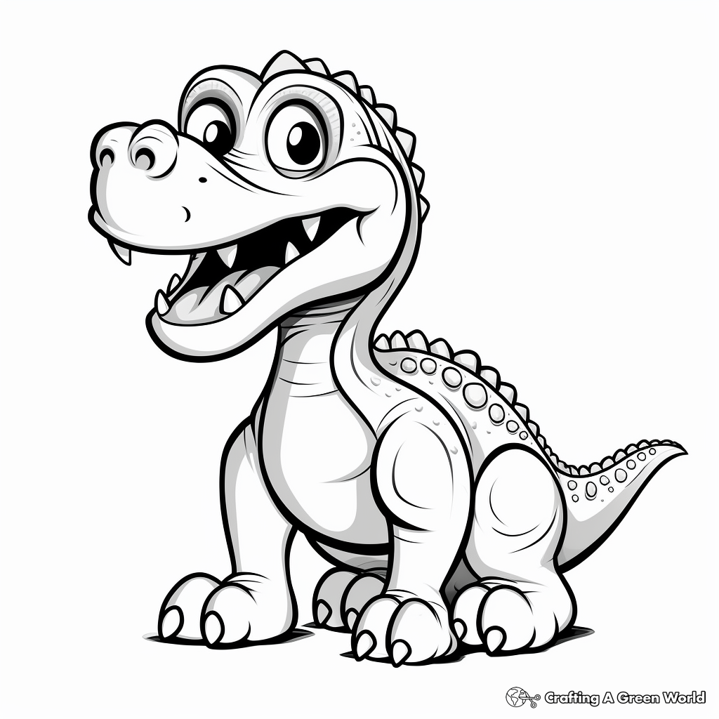 Awesome Dinosaur Coloring Pages 3
