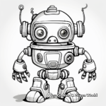 Awesome Robot Design Coloring Pages 3