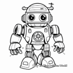 Awesome Robot Design Coloring Pages 4