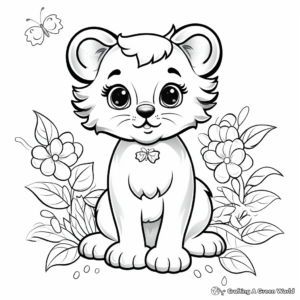 Baby Animal Coloring Pages for Spring 4