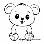 Baby Beaver Coloring Pages 3
