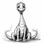 Baby Brachiosaurus Coloring Pages 3