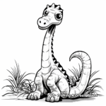 Baby Brachiosaurus Coloring Pages 4