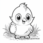 Baby Chick Just Hatched Coloring Sheets 3