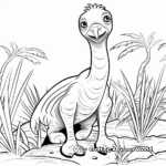 Baby Corythosaurus Coloring Pages 4