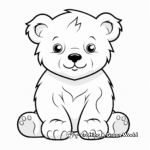 Baby Polar Bear Coloring Pages: Arctic Explorers 1