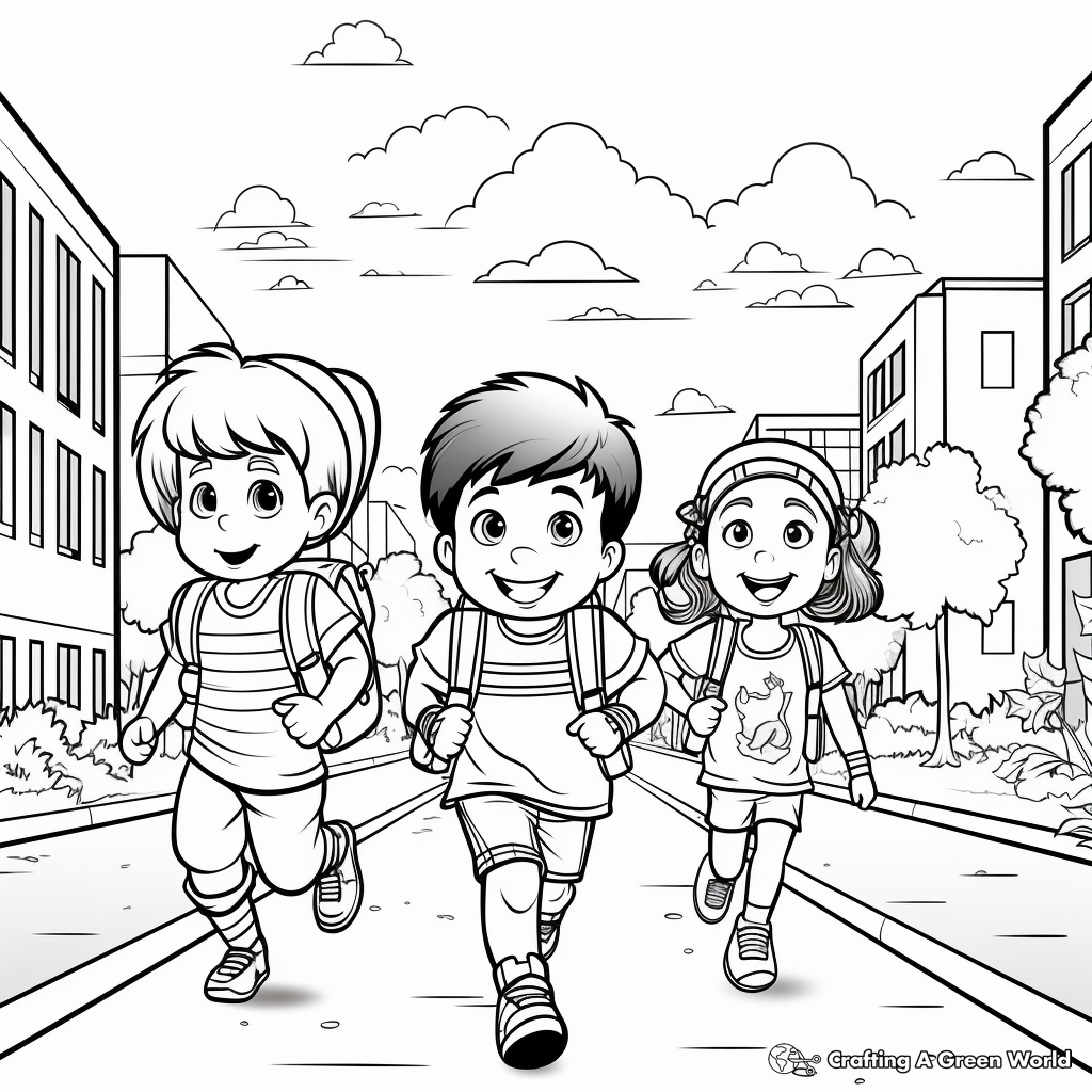 Back-to-School September Coloring Pages 2