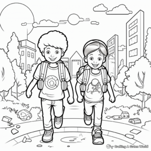 Back-to-School September Coloring Pages 3