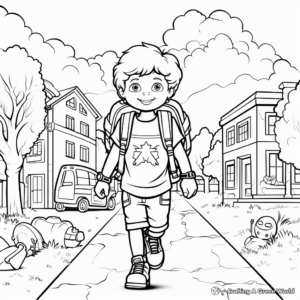 Back-to-School September Coloring Pages 4