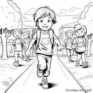 Back to School: First Day Coloring Pages for Youths 2