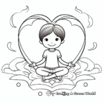 Balancing Heart Chakra Coloring Sheets 2