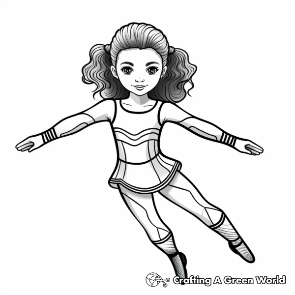 Leotard Coloring Pages - Free &amp; Printable!