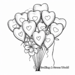 Balloon Bouquet Coloring Pages 4