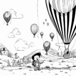 Balloon Festival Coloring Pages 4