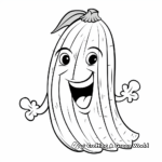 Banana Pepper Coloring Pages for Children 2