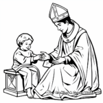 Baptism of Prince George Coloring Pages 1