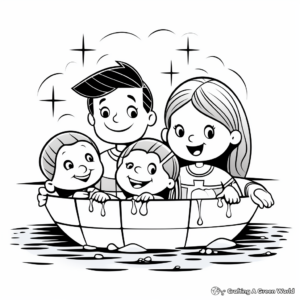 Baptism Symbols Coloring Pages 2