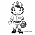 Baseball Umpire Coloring Pages 4