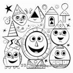 Basic Shapes Coloring Pages for Preschoolers 2