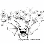Bats Migration Coloring Pages 3