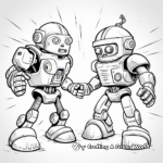 Battle Robot Wars Coloring Pages 2