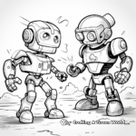 Battle Robot Wars Coloring Pages 3