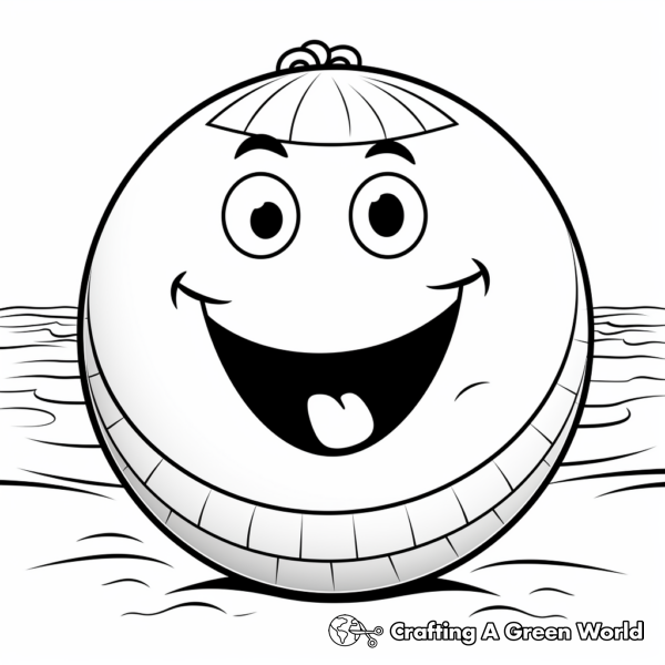 Beach Coloring Pages - Free &amp; Printable!