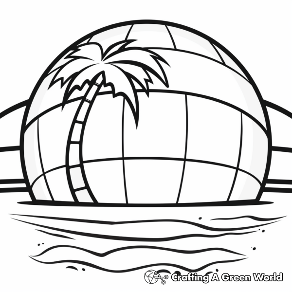 Beach Coloring Pages - Free &amp; Printable!