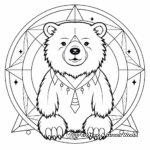 Bear Zodiac Signs Coloring Pages For Astrology Lovers 3