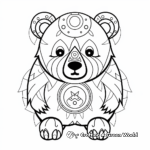 Bear Zodiac Signs Coloring Pages For Astrology Lovers 4