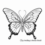 Beautiful Butterfly Coloring Pages for Stress Relief 1