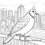 Beautiful City Pigeon Coloring Pages 1