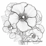 Beautiful Corolla of a Flower Coloring Pages 2