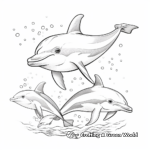 Beautiful Dolphin Family Coloring Pages 2
