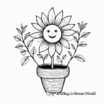 Beautiful Flower and Kindness Quotes Coloring Pages 4