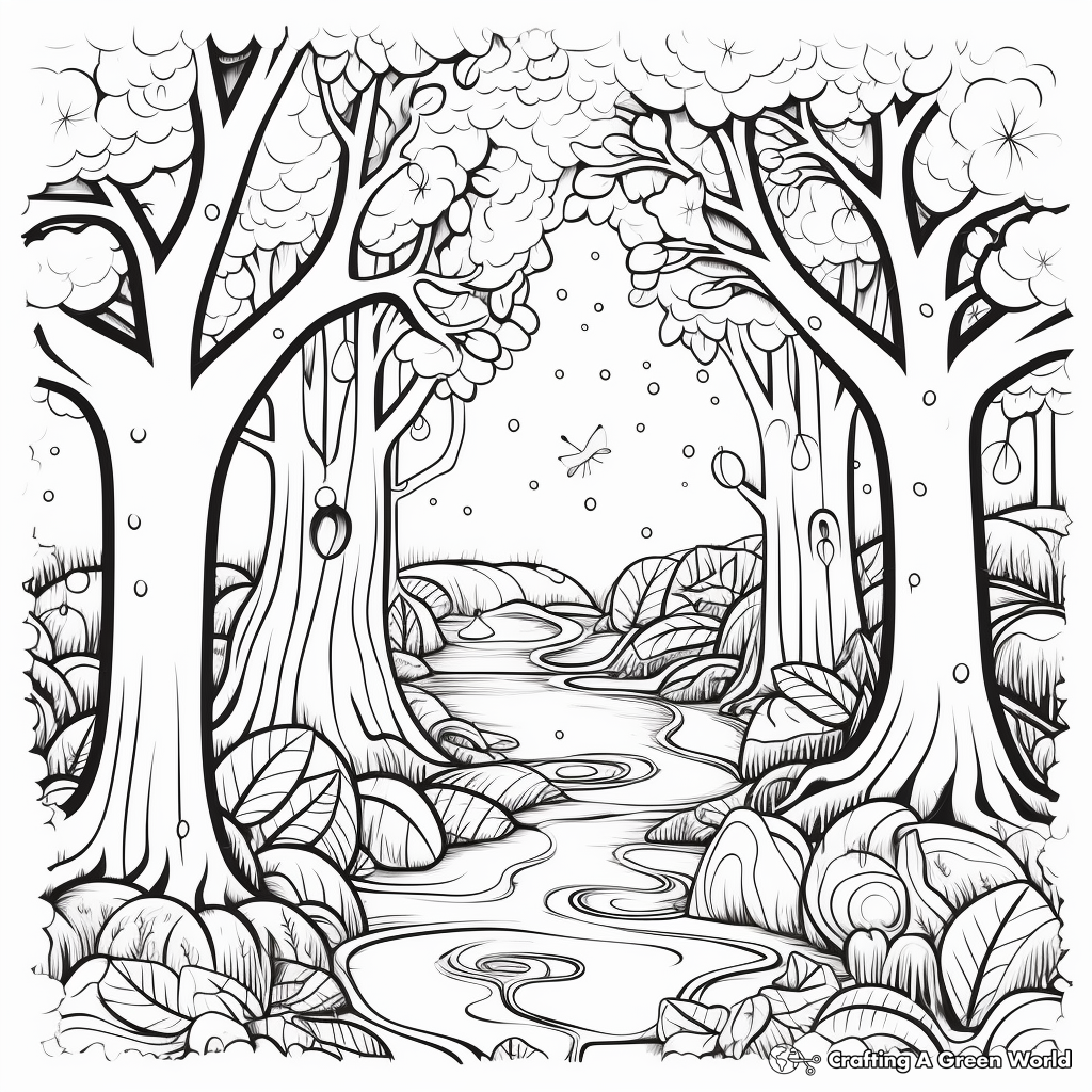 Free Coloring Page Nature