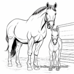 Beautiful Horse Rescue Coloring Pages 3