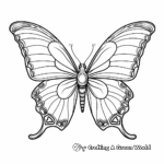 Beautiful Monarch Butterfly Coloring Pages 3