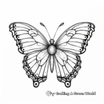 Beautiful Monarch Butterfly Coloring Pages 4
