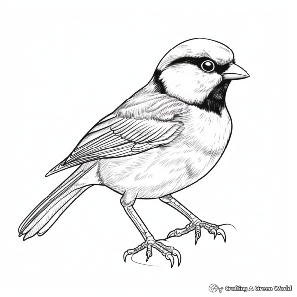 Chickadee Coloring Pages - Free &amp; Printable!