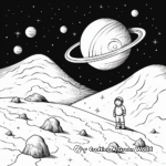 Beautiful Planets Night Sky Coloring Pages 4