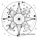 Beautiful Pleiades Cluster Coloring Sheets 3
