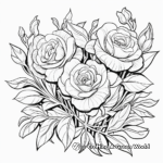 Beautiful Roses Coloring Pages 2