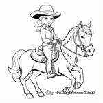 Beautiful Side Saddle Coloring Pages 4