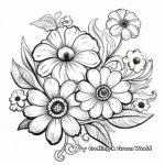 Beautiful Summer Flowers Coloring Pages 3
