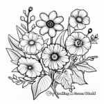 Beautiful Summer Flowers Coloring Pages 4