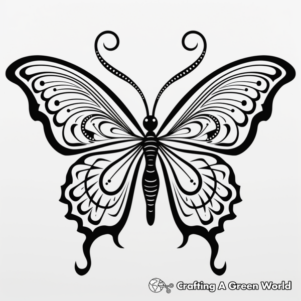 Butterfly Mandala Coloring Pages - Free &amp; Printable!