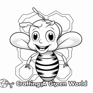 Honeycomb Coloring Pages - Free &amp; Printable!