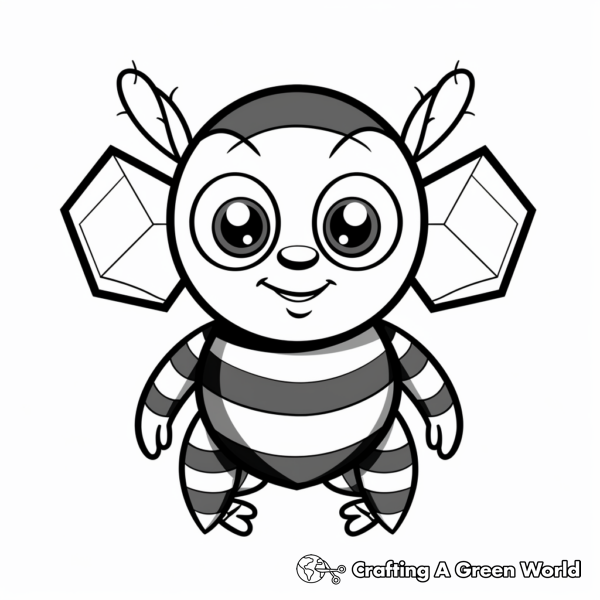 Honeycomb Coloring Pages - Free &amp; Printable!