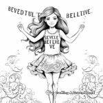 Believe in Yourself: Self Confidence Coloring Pages 2
